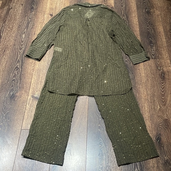 Zara Sequin Tunic Shirt & Pants Set - Picture 9 of 9